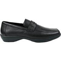 LB COMFORT Men's Kelvin Leather Shoes in Black | Size: 9