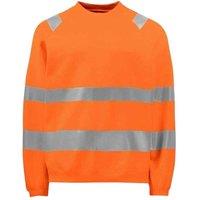 Projob Men's Prio 6106 Sweatshirt in Orange | Size: Large