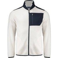 Cutter & Buck Men's Cascade Sherpa Fleece Jacket in Beige | Size: Large
