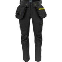 Projob Men's 5551 Stretch Work Trousers in Black | Size: 44S