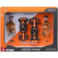Bburago 1:43 F1 Mclaren MCL38 2024 Norris & Piastri Die Cast Vehicle