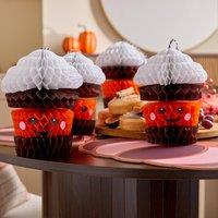 OHS Pumpkin Latte Tree Decoration Set Party Hanging Dcor Paper | Size: 4 Pack
