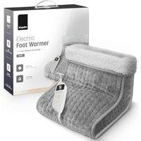 Keplin Electric Foot Warmer (1 Pack), 9 Temperature Settings - 1 Year Warranty in Grey