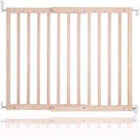 Safetots Chunky Wooden Screw Fit Stair Gate Screw Fit Baby Gate in Natural | Size: 63.5 cm - 105.5 cm