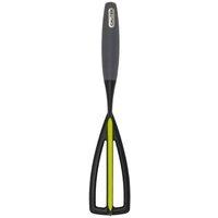 Calitek 3 in 1 Whisk Spatula Chopper Utensil Silicone Scraper Function Green in Grey