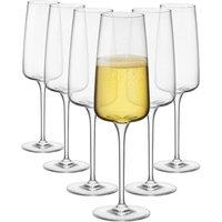 Bormioli Rocco Nexo Glass Champagne Flutes - 240ml - Pack of 6 in Clear