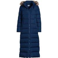 Lands' End Women's Plus Hooded Maxi Down Coat in Navy | Size: 28-30