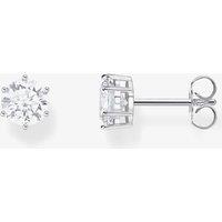 THOMAS SABO Women's Sterling Silver Zirconia Stud Earrings H2301-051-14