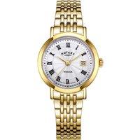 Rotary Women's LB05423-01 Timepieces 27mm Quartz Watch in Gold