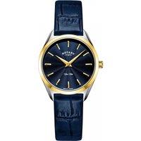 Rotary Women's LS08011-05 Ultra Slim 27mm Quartz Watch in Blue