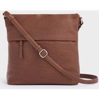 OSPREY LONDON Women's The Lyra Leather Crossbody Bag in Tan