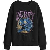 KPop Demon Hunters Derpy Rock Band Kids Sweatshirt, Black | Size: 7-8 Years