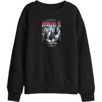 KPop Demon Hunters Huntrix Takedown Tour Band Kids Sweatshirt, Black | Size: 12-13 Years