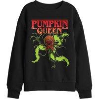 Stranger Things Tales From 85' Pumpkin Queen Kids Sweatshirt, Black | Size: 9-11 Years