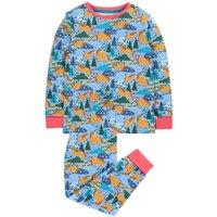 Frugi Girl's Sundown Pyjamas in Blue | Size: 7-8 Years