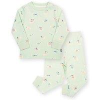 Kite Girl's Lucky Pups Pyjamas in Green | Size: 18-24 m