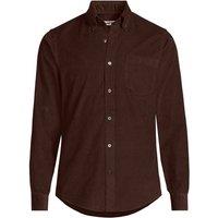 Lands' End Men's Tall Pinwale Corduroy Shirt in Brown | Size: XL