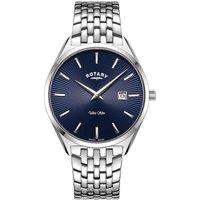 Rotary Men's GB08010-05 Ultra Slim 38mm Quartz Watch in Silver