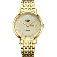 Rotary Men's GB05423-03 Timepieces 37mm Quartz Watch in Gold