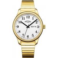 Rotary Men's GB05762-18 Expander 38mm Quartz Watch in Gold