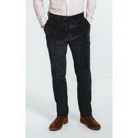Dobell Men's Navy Corduroy Trousers | Size: 32S