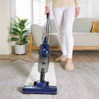 Clarsen 2-in-1 Vacuum Cleaner with Washable HEPA Filter & 1L Dust Bin in Blue