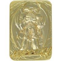 YU-GI-OH! Limited Edition 24k Gold Plated Summoned Skull Metal Card in Metallic Silver