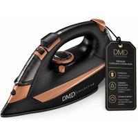 DMD Collective Cordless Steam Iron with Ceramic Non-stick Soleplate 420ml Tank in Black
