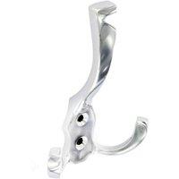 Securit Triple Chrome Coat Hook in Silver