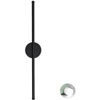 SPETLEK Battery Operate Wall Sconce Dimmable USB in Black