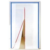 SPETLEK Door Curtains Dust Sheet with Zip in White