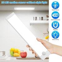 SPETLEK 30CM USB Rechargeable LED Strip Motion Sensor Light Wireless in White