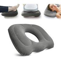 PAWNORA Inflatable Donut Ring Cushion in Grey