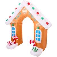 Living and Home 8.7FT Blow-up Christmas Archway Inflatable Decoration