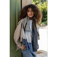 Elizabetta Boutique Atri - Long Silk Scarf in Blue