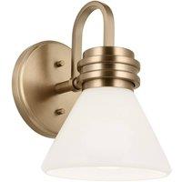 Netlighting Kichler Farum Bathroom Wall Lamp Classic Champagne Bronze IP44 1x G9