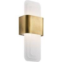 Netlighting Kichler Serene LED Wall Lamp Brass 3000K in Gold