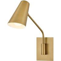 Netlighting Bray Wall Light Laquered Brass in Gold