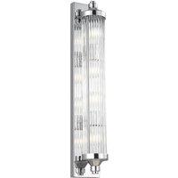 Netlighting Paulson 4 Light Ceiling Pendant Light Chrome IP44 G9 in Grey