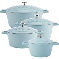 MasterClass 4pc Sky Blue Casserole Set in Light Blue