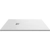 Balterley Premium Slimline Rectangular Shower Tray, White, 1400x900mm in White