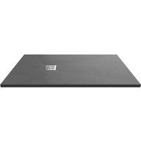 Balterley Premium Slimline Rectangular Shower Tray, Slate Grey, 1400x900mm in Grey