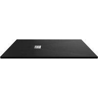 Balterley Premium Slimline Rectangular Shower Tray, Black, 1700x900mm in Black