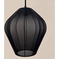 CGC Lighting Manon 40cm Black Fine Stretch Fabric Silhouette Lampshade