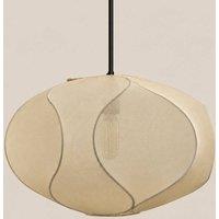 CGC Lighting Jolie Large 48cm Soft Ivory Stretch Smooth Fabric Oval Lampshade