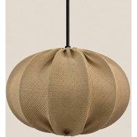 CGC Lighting Solange Natural Linen Oval 40cm Lampshade
