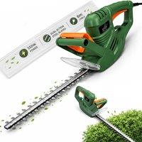 Pelle & Sol 550W Electric Hedge Trimmer with Double-Action Steel Blades in Green