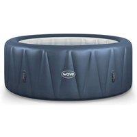Wave Spas Wave Atlantic 6-Person Inflatable Hot Tub with Integrated Heater in Navy