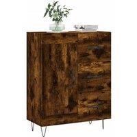 Berkfield Home Sideboard Smoked Oak 69.5x34x90 cm Engineered Wood in Brown