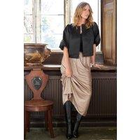Sea Glass Women's Volume Sleeve Jacket in Black | Size: 16